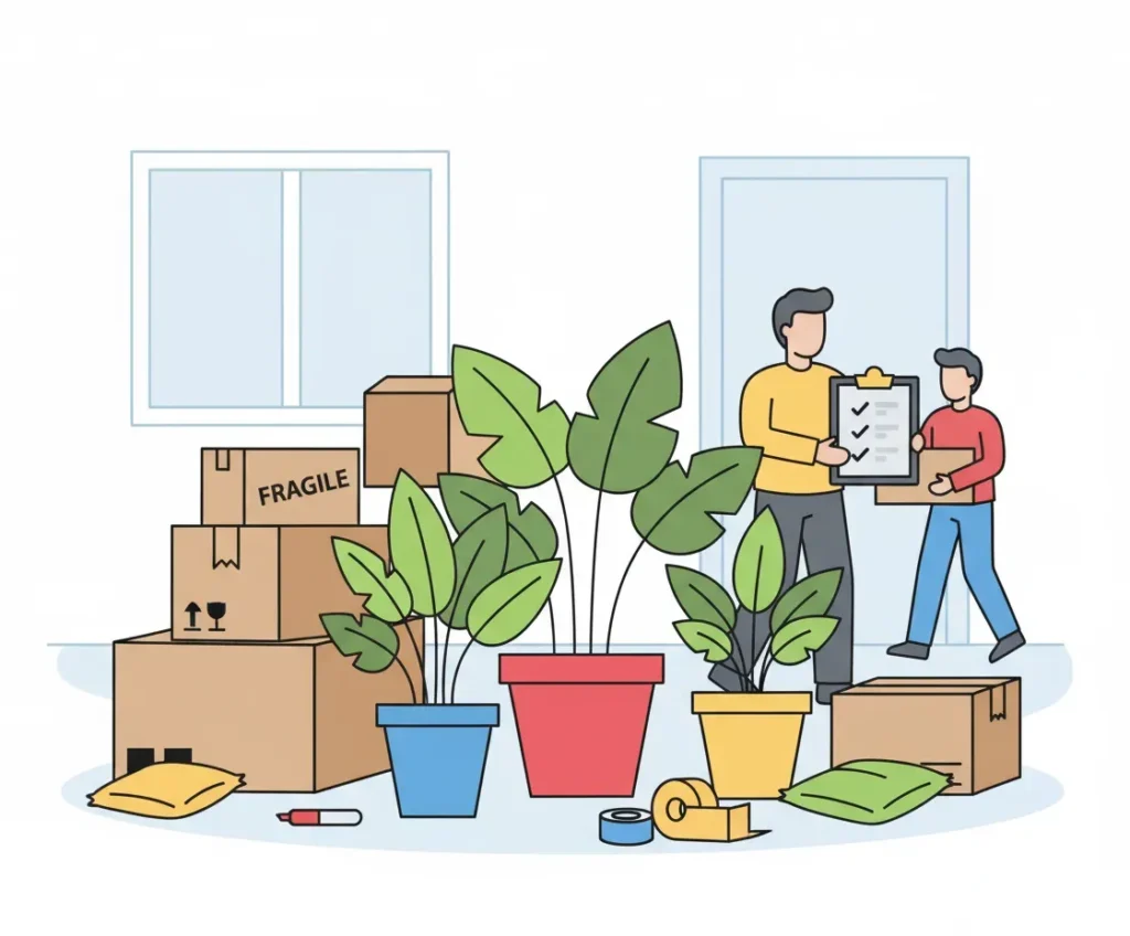 Checklist for Moving with Indoor Plants: Expert Tips from a Professional Moving Company